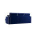 Угловой диван-кровать Квест, еврокнижка, 142х194 см, Синий, рогожка