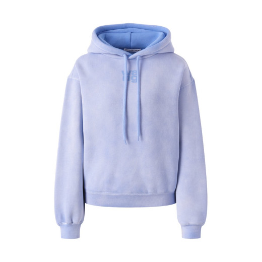 Хлопковое худи Голубой