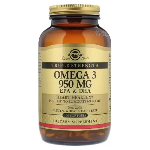 Omega-3 Solgar Epa&Dha Triple Strength 100
