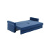 Прямой диван-кровать Имола, еврокнижка, 143х201 см, Синий, велюр