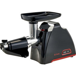 Мясорубка DELTA DL-6105M черный с красным
