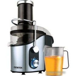 Соковыжималка CENTEK CT-1212 черный/стальной