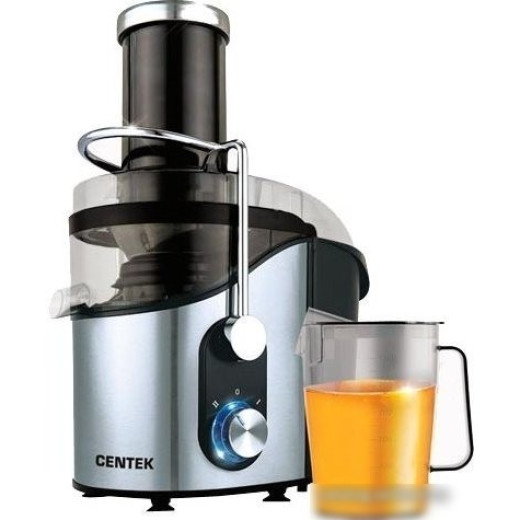 Соковыжималка CENTEK CT-1212 черный/стальной