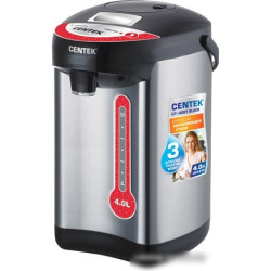 Термопот CENTEK CT-0081 черный нержавека 4л