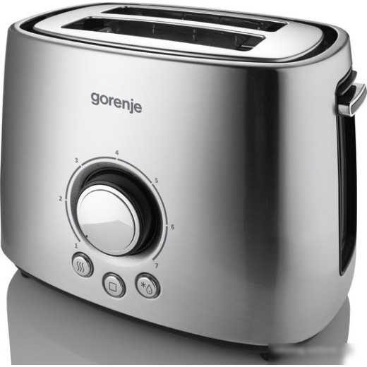 Тостер Gorenje T1000E 1000Вт серебристый/черный