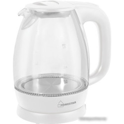 Чайник HOMESTAR HS-1012 белый стекло