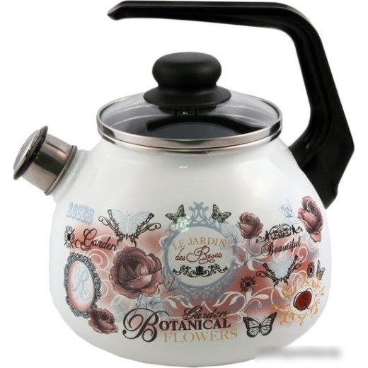 APPETITE Чайник со свистком  4с209я Roses 3,0л