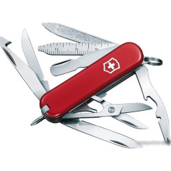 Нож перочинный VICTORINOX MiniChamp 0.6385, сталь/пластик, красный