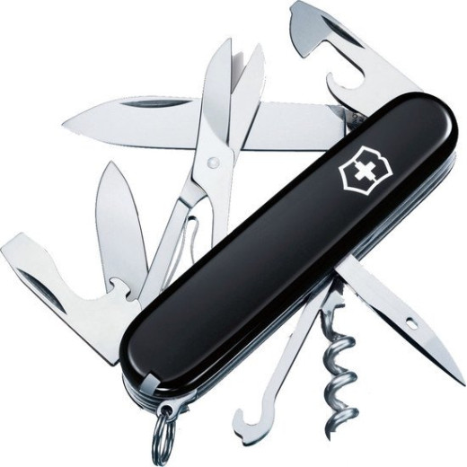 Нож перочинный Victorinox Climber (1.3703.3) 91мм 14функций черный карт.коробка