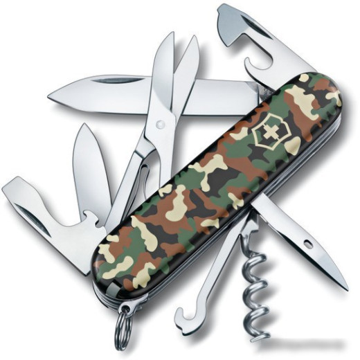 Нож перочинный Victorinox Climber (1.3703.94) 91мм 14функций камуфляж карт.коробка