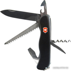 Нож перочинный Victorinox Forester (0.8363.3) 111мм 12функций черный карт.коробка
