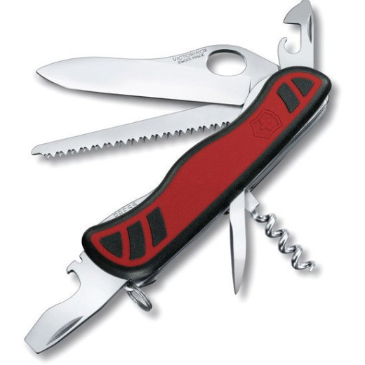 Нож перочинный Victorinox Forester M Grip (0.8361.MC) 111мм 12функций красный/черный