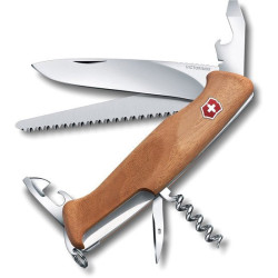 Нож перочинный Victorinox RangerWood 55 (0.9561.63) 130мм 10функций дерево карт.коробка