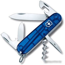Нож перочинный Victorinox Spartan (1.3603.T2) 91мм 12функций синий полупрозрачный карт.коробка