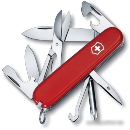 Нож перочинный Victorinox Super Tinker (1.4703) 91мм 14функций красный карт.коробка