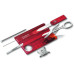 Швейцарская карта Victorinox SwissCard Lite (0.7300.T) красный полупрозначный коробка подарочная