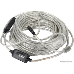 Удлинитель USB 2.0 A-->A 15м VCOM <VUS7049-15M>