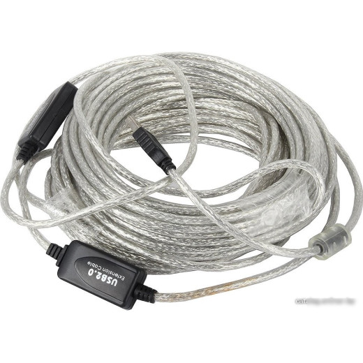 Удлинитель USB 2.0 A-->A 20м VCOM <VUS7049-20M>