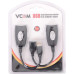 Удлинитель USB 2.0 A-->LAN VCOM по витой паре до 45м <CU824>