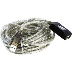 Удлинитель USB 2.0 A-->A 5м активный (с усилителем) AOpen <ACU823-5M>