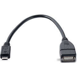 Кабель PERFEO U4202 USB2.0 A розетка - MICRO USB вилка (OTG) 0.2 м