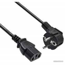 Кабель питания Buro AN23-1000 IEC320-C13/евровилка 1.8м