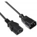 Кабель-удлинитель питания Buro IEC320-C13/IEC320-C14 1.8м