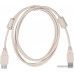 Кабель Buro USB2.0-AM-AF-1.8M-MG USB A(m) USB A(f) 1.8м феррит.кольца серый