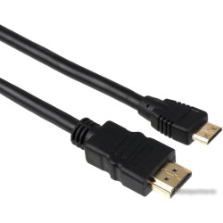 Кабель HDMI to miniHDMI (19M -19M) 1.8м Exegate, ver1.4, позолоченные контакты