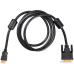 Кабель DVI Buro HDMI19 (m)/DVI-D(m) 1.8м феррит.кольца Позолоченные контакты