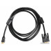 Кабель Buro HDMI-19M-DVI-D-3m 24M/19M 3м позолоченные контакты ферритовые кольца
