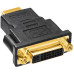 Переходник DVI Buro DVI (f)/HDMI (m) (HDMI-19M-DVI-D(F)-ADPT)