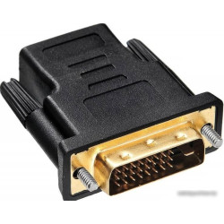 Адаптер Buro HDMI-19FDVID-M_ADPT HDMI-19M(F)/DVI-D(M) с позол. конт.