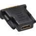 Адаптер Buro HDMI-19FDVID-M_ADPT HDMI-19M(F)/DVI-D(M) с позол. конт.