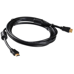Кабель аудио-видео Buro HDMI (m)/HDMI (m) 3м. феррит.кольца черный (HDMI-19M/19M-3M-MG)