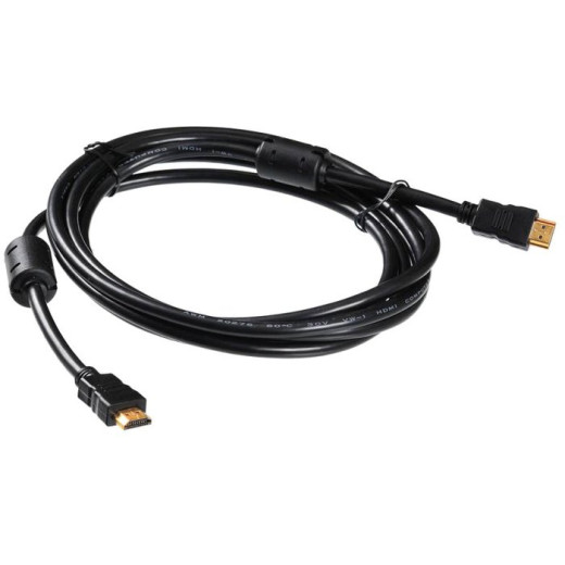 Кабель аудио-видео Buro HDMI (m)/HDMI (m) 3м. феррит.кольца черный (HDMI-19M/19M-3M-MG)