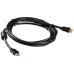 Кабель аудио-видео Buro HDMI (m)/HDMI (m) 3м. феррит.кольца черный (HDMI-19M/19M-3M-MG)