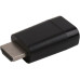 Переходник Gembird HDMI-VGA Cablexpert A-HDMI-VGA-001, 19M/15F