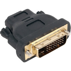 Переходник Aopen HDMI 19F to DVI-D 25M позолоченные контакты  ACA312
