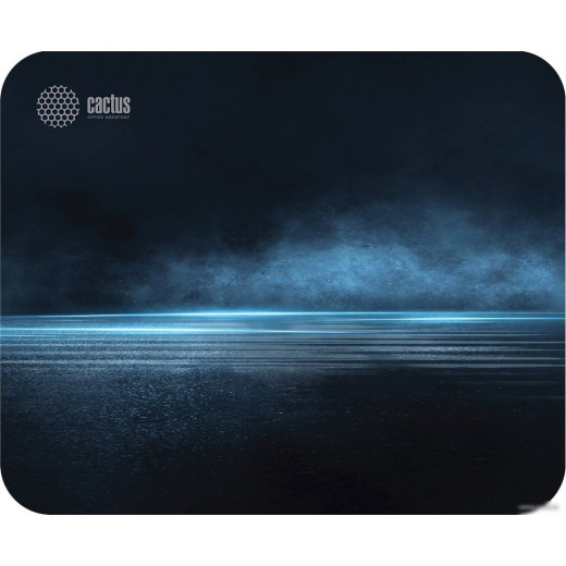 Коврик для мыши Cactus Dark Sea черный 220x180x2мм