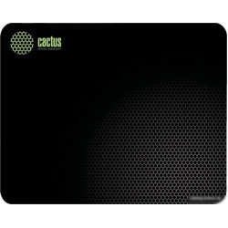 Коврик для мыши Cactus Black Mesh черный 300x250x3мм