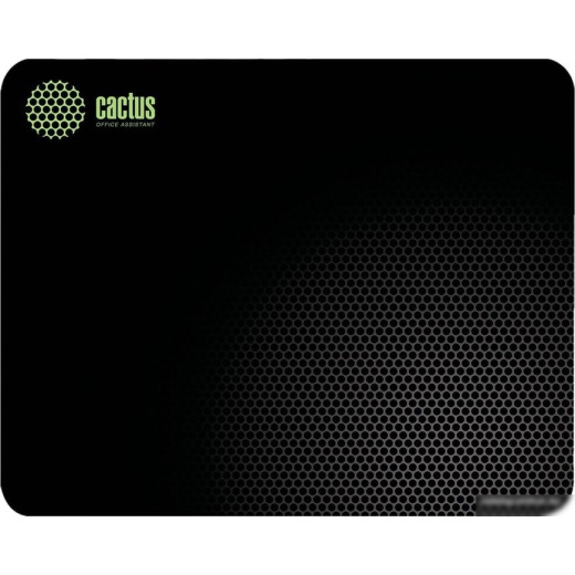 Коврик для мыши Cactus Black Mesh черный 300x250x3мм