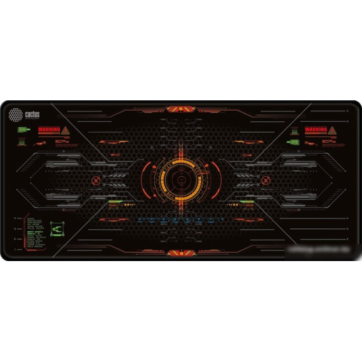 Коврик для мыши Cactus Skytrek черный 900x400x3мм