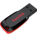 Флеш Диск Sandisk 128Gb Cruzer Blade SDCZ50-128G-B35 USB2.0 черный/красный