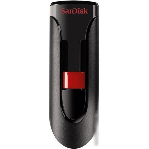 Флеш Диск Sandisk 128Gb Cruzer Gl e SDCZ600-128G-G35 USB3.0 черный/красный