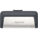 Флеш Диск Sandisk 128Gb Ultra Dual SDDDC2-128G-G46 USB3.0 серый/узор