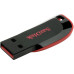 Память SanDisk Cruzer Blade  16GB, USB 2.0 Flash Drive, красный, черный