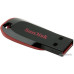 Память SanDisk Cruzer Blade  16GB, USB 2.0 Flash Drive, красный, черный