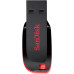 Флеш Диск Sandisk 64Gb Cruzer Blade SDCZ50-064G-B35 USB2.0 черный/красный