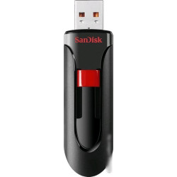 Флеш Диск Sandisk 64Gb Cruzer Gl e SDCZ600-064G-G35 USB3.0 черный